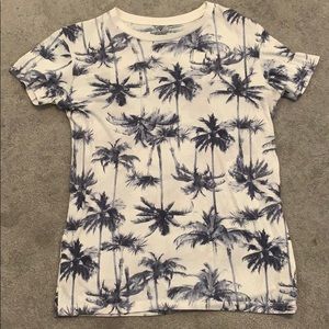 American eagle palm tree soft short sleeve